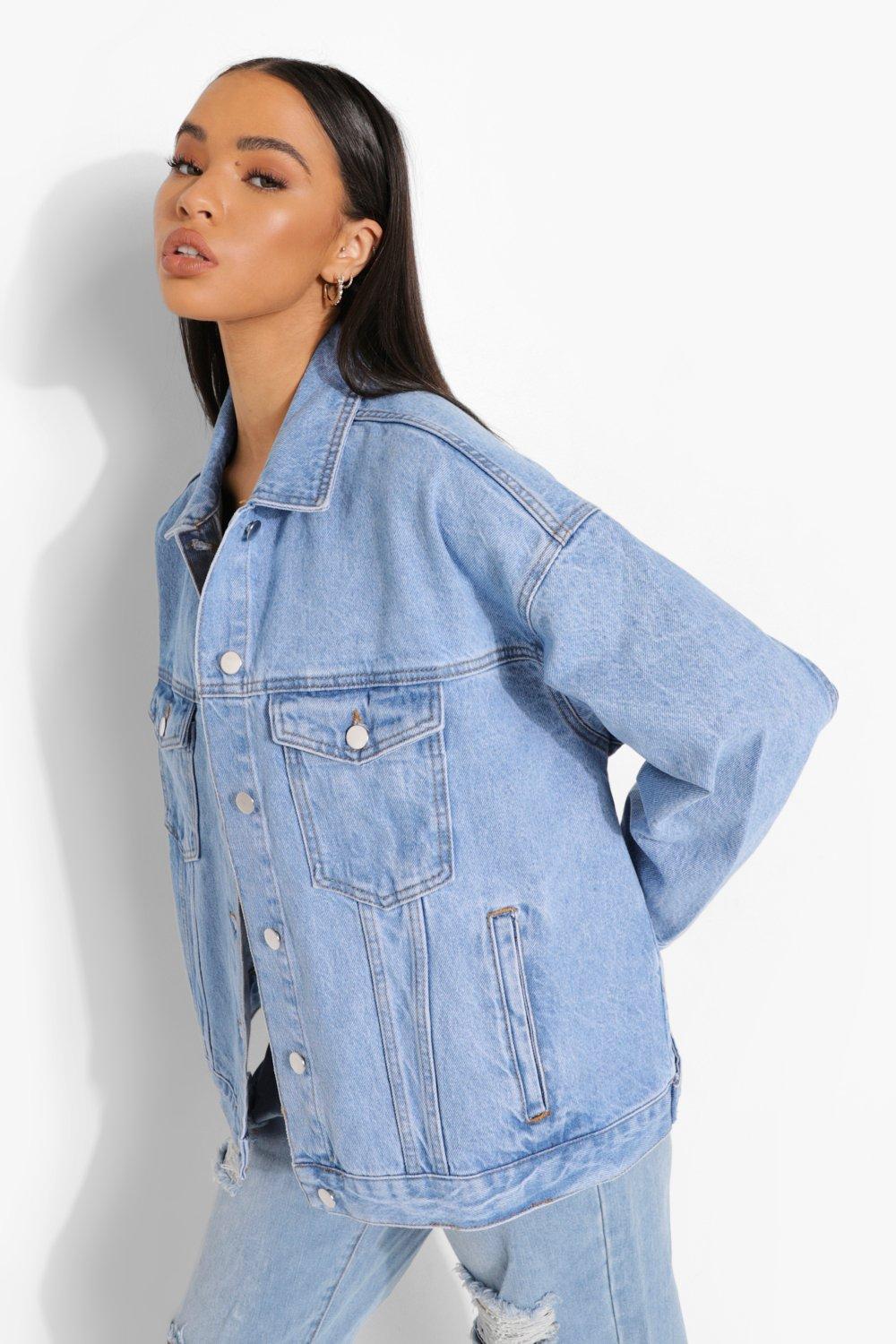 Boohoo womens denim clearance jacket